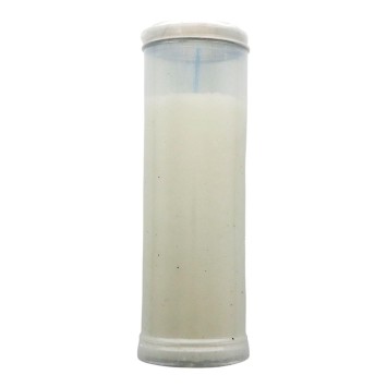 Bougie blanche d'extérieur, H.190mm Ø 64 - durée environ 4 jours et 8heures.
