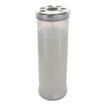 Bougie blanche d'extérieur, H.190mm Ø 64 - durée environ 4 jours et 8heures.