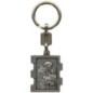 Portes clés en zamac de forme rectangulaire, hauteur 3.5 cm. Existe en différents Saints.
