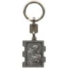 Portes clés en zamac de forme rectangulaire, hauteur 3.5 cm. Existe en différents Saints.