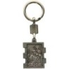 Portes clés en zamac de forme rectangulaire, hauteur 3.5 cm. Existe en différents Saints.