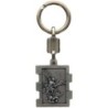 Portes clés en zamac de forme rectangulaire, hauteur 3.5 cm. Existe en différents Saints.