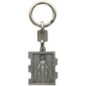 Portes clés en zamac de forme rectangulaire, hauteur 3.5 cm. Existe en différents Saints.