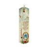 Thermometre d interieur en bois a suspendre H. 20 x 5,5 cm avec Christ et benediction a personnaliser avec une resine
