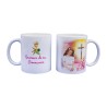 Mug 9.5 cm - Souvenir de ma communion S02 / Fille + croix.