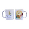Mug 9.5 cm - Souvenir de ma communion S07 / Garcon D + JHS.