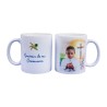 Mug 9.5 cm - Souvenir de ma communion S08 / Garcon D + croix.