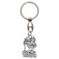 Porte-clés en métal représentant la silhouette de Saint Christophe – Hauteur 3 cm.