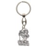 Porte-clés en métal représentant la silhouette de Saint Christophe – Hauteur 3 cm.