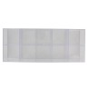 Boite présentoir sans couvercle 31,6 x 12,8 x H. 5,8 cm - 10 compartiments.