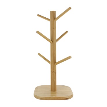 Présentoir en bois 16 x 16 x H. 35,5 cm.