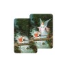 Carte bidimension relief plastifiee H.8.5 x 5 cm, plusieurs saints.