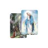 Carte bidimension relief plastifiee H.8.5 x 5 cm, plusieurs saints.