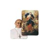 Carte bidimension relief plastifiee H.8.5 x 5 cm, plusieurs saints.