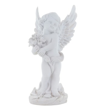 Anges en resine - H. 27.5 cm. LOT DE 2 ASSORTIS.