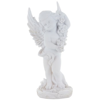Anges en resine - H. 27.5 cm. LOT DE 2 ASSORTIS.
