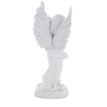 Anges en resine - H. 27.5 cm. LOT DE 2 ASSORTIS.