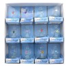Ange en verre avec cœur H. 5cm Livre dans une boite présentoir de 12 anges assortis.