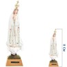 Statue de Notre dame de Fatima en résine peinte, Plusieurs tailles.
