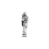 Mini statue métal présentée dans un étui plastique a glisser dans un porte monnaie Hauteur 2,5 cm, plusieurs saints..
