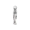 Mini statue métal présentée dans un étui plastique a glisser dans un porte monnaie Hauteur 2,5 cm, plusieurs saints..