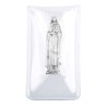 Mini statue métal présentée dans un étui plastique a glisser dans un porte monnaie Hauteur 2,5 cm, plusieurs saints..