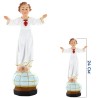 Statue du Divin Enfant en couleur, en fibre de verre, pour intérieur et extérieur – Plusieurs tailles