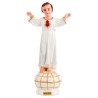 Statue du Divin Enfant en couleur, en fibre de verre, pour intérieur et extérieur – Plusieurs tailles