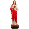 Statue Sacré-Cœur de Jésus en résine ou fibre, colorée, pour intérieur/extérieur. Plusieurs tailles disponibles...