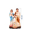 Statue Sainte Famille en fibre de verre, en couleur, pour intérieur/extérieur. Disponible en plusieurs tailles...