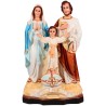 Statue Sainte Famille en fibre de verre, en couleur, pour intérieur/extérieur. Disponible en plusieurs tailles...