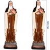 Statue Sainte Thérèse en résine ou fibre de verre, en couleur, pour intérieur/extérieur. Plusieurs tailles ...
