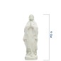 Statue fluorescente en résine de Notre Dame de Lourdes. Hauteur 9 cm.....
