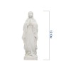 Statue fluorescente en résine de Notre Dame de Lourdes. Hauteur 12 cm.....