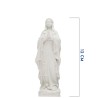 Statue fluorescente en résine de Notre Dame de Lourdes. Hauteur 12 cm.....