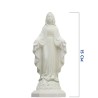 Statue fluorescente en résine de la Vierge Miraculeuse.