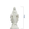 Statue fluorescente en résine de la Vierge Miraculeuse.