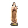 Statue Sainte Thérèse de l'Enfant Jésus en résine peinte à la main.- Plusieurs tailles-...