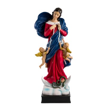 Statue en résine peinte à la main de Marie qui défait les nœuds. Plusieurs tailles....