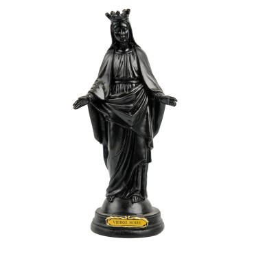 Statue de la Vierge Noire en résine peinte à la main.