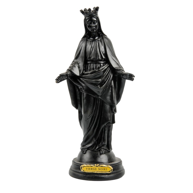 Statue de la Vierge Noire en résine peinte à la main.