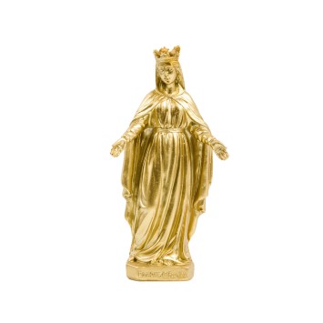 Statue de Notre-Dame de Fourvière (Vierge dorée) en résine peinte à la main. Plusieurs tailles....