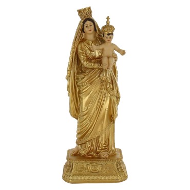 Statue en resine peinte a la main Notre Dame de Protection. Plusieurs tailles.