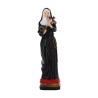 Statue de sainte Rita en résine peinte à la main – H. 20 cm.