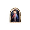 Chevalet en plastique couleurs assorties à poser H.6.5 cm avec image, plusieurs saints