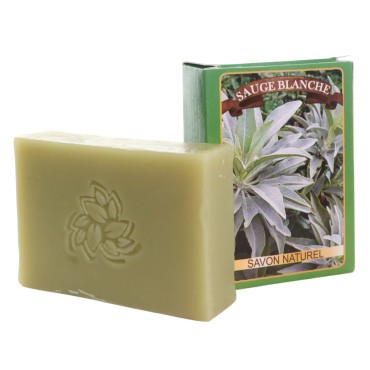 Savon Ayurvéda Aromatika 125 g, naturel, Sauge blanche