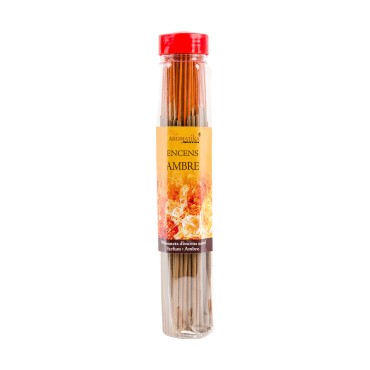 Tube de 80 bâtonnets d'encens Massala 100 % naturel roulés à la main (100 g). Plusieurs assortis.