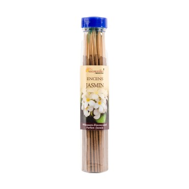 Tube de 80 bâtonnets d'encens Massala 100 % naturel roulés à la main (100 g). Plusieurs assortis.