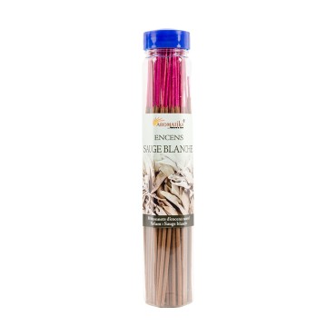 Tube de 80 bâtonnets d'encens Massala 100 % naturel roulés à la main (100 g). Plusieurs assortis.