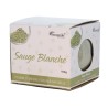 Poudre d’encens en boîte de 100 g, présentée avec cône et support pour une utilisation facile et immédiate.